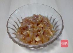 豌豆白果炒肉丁的做法图解3