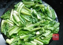 炒油麦菜的做法图解3
