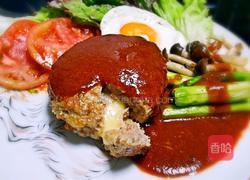 私房夹心起司汉堡肉的做法图解19