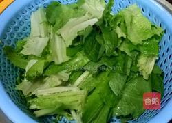 炝炒莴笋叶的做法图解1
