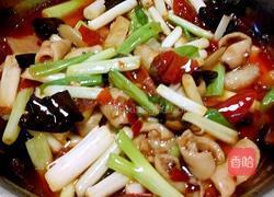 葱爆肥肠的做法图解6