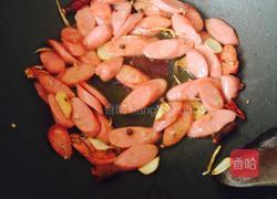 蒜苔火腿的做法图解4