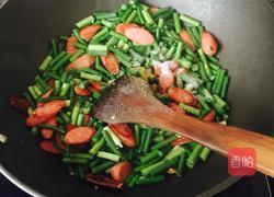 蒜苔火腿的做法图解6