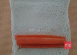 鸡蛋胡萝卜土司卷的做法图解5