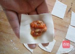 猪肉胡萝卜混沌的做法图解7
