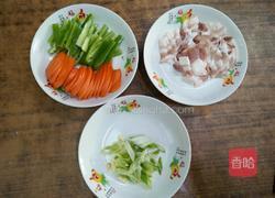 五花肉炒有机菜花的做法图解4