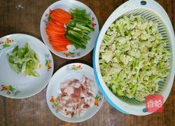 五花肉炒有机菜花的做法图解5