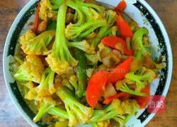 五花肉炒有机菜花的做法图解14