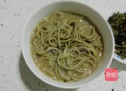 雪菜肉末荞麦面的做法图解4