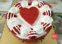 爱心红丝绒蛋糕的做法图解15