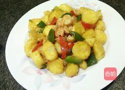 虾仁日本豆腐的做法图解5