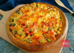 番茄酱版~培根红肠披萨〔9寸〕的做法图解23