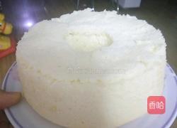 六寸中空蛋白蛋糕的做法图解17