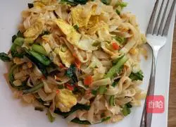 Illustration of how to make fried rice noodles 7
