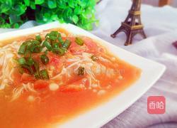 西红柿炒金针菇的做法图解9