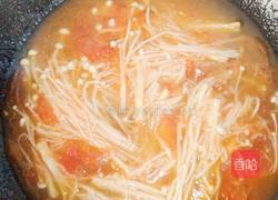 西红柿炒金针菇的做法图解7