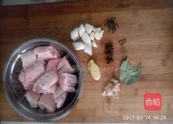 黃豆豬蹄的做法圖解1