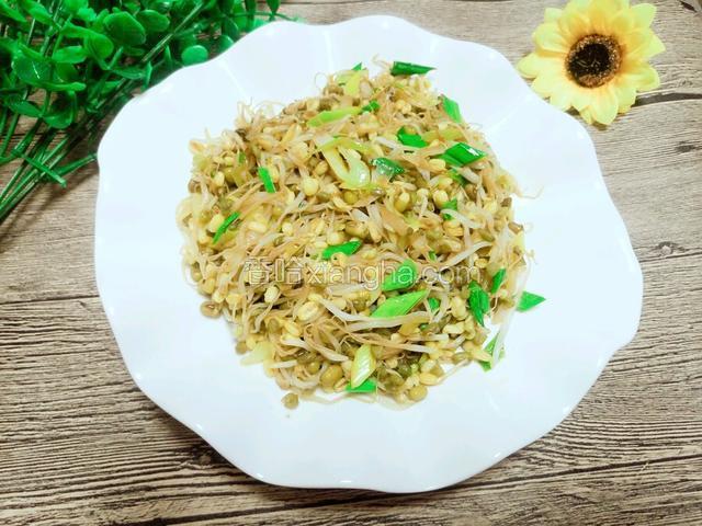 清炒自发绿豆芽