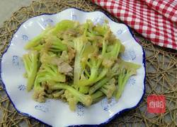 有机菜花炒肉的做法图解15