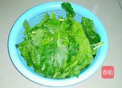 蒜蓉炒菜心的做法图解1