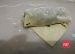 荠菜香干春卷的做法图解6