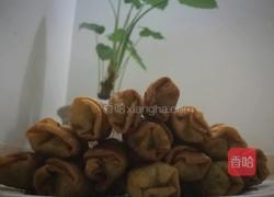 荠菜香干春卷的做法图解10