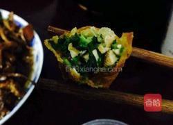 荠菜香干春卷的做法图解11