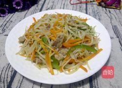 豆芽菜炒肉的做法图解10