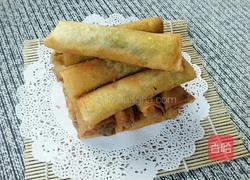 荠菜春卷的做法图解22