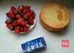 草莓裸蛋糕(八寸)的做法图解1