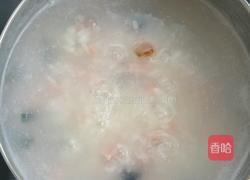 皮蛋火腿粥的做法图解5