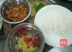 萝卜丝炒河虾的做法图解4