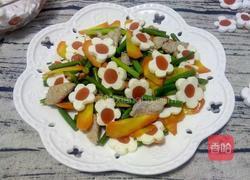 魔芋梅花蒜苔炒肉的做法图解12