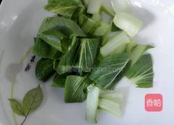 青菜鸡蛋烩饼的做法图解1