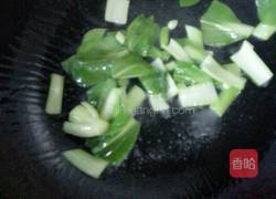 青菜鸡蛋烩饼的做法图解5