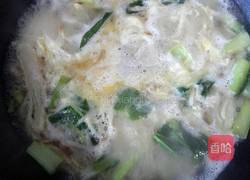 青菜鸡蛋烩饼的做法图解8
