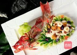 CCTV7食尚大转盘 双味黄耳东星斑的做法图解19