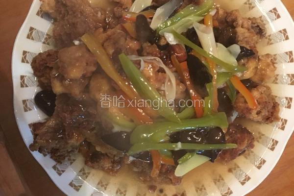 酸辣里脊