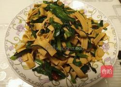 韭菜炒千張的做法圖解10