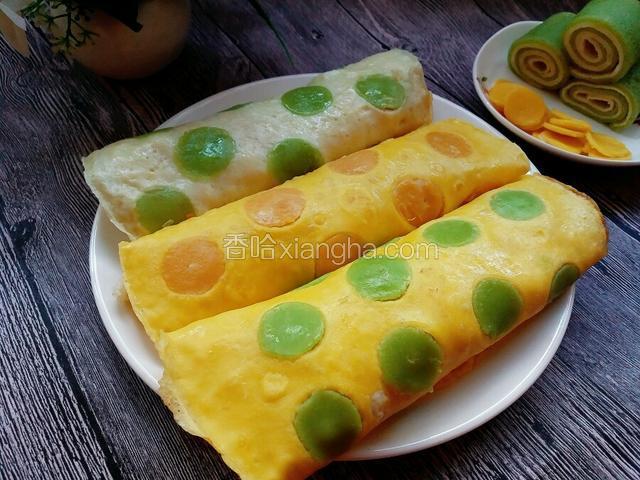 其它颜色根据自己喜好任意搭配 把米饭包里就可以吃啦