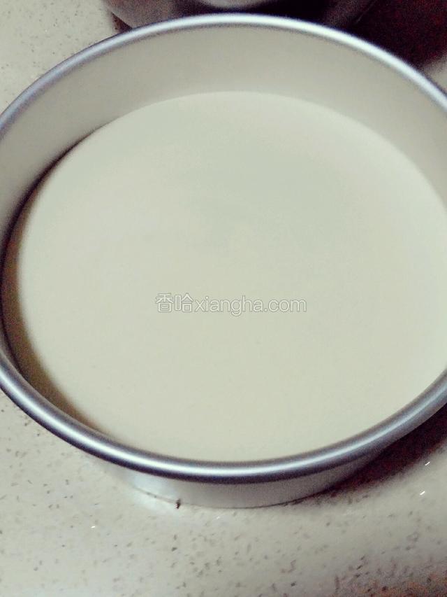 加入一半奶酪糊