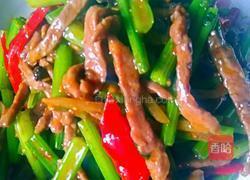 芹菜牛肉丝的做法图解9