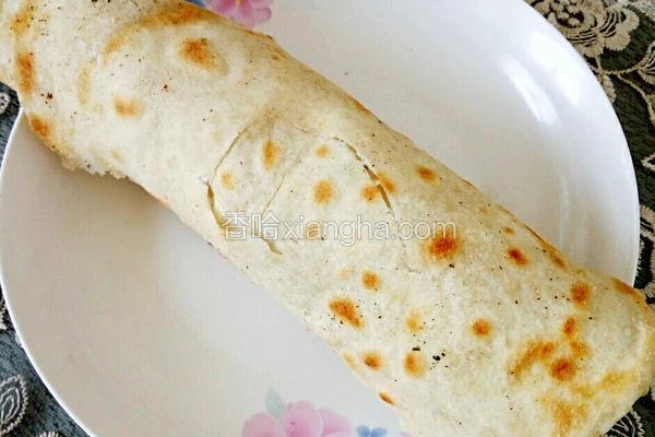 大饼卷鸡蛋肠子