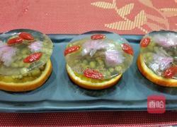 水晶绿豆双花糕的做法图解12