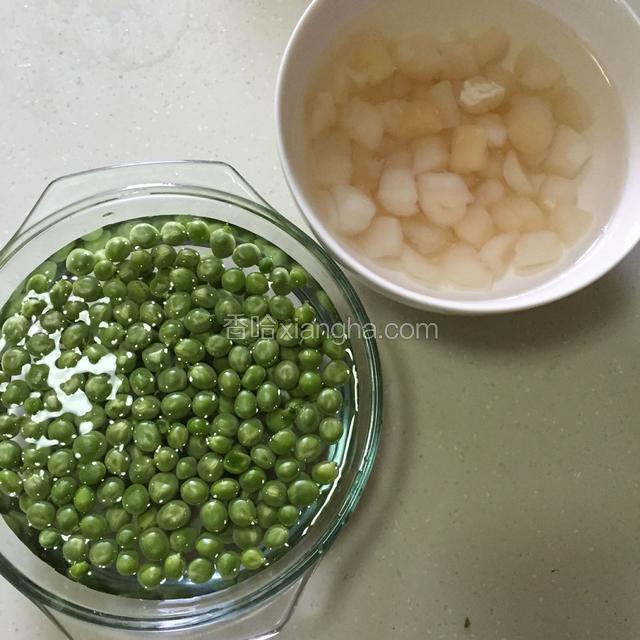 准备好食材，泡洗干净