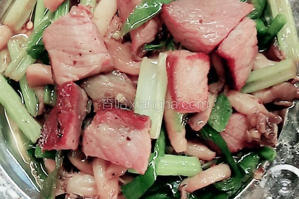 蘑菇腊肉