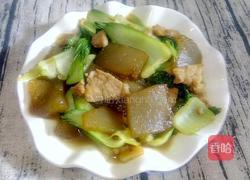 油菜粉坨炒肉的做法图解10