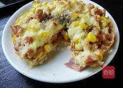 玉米奶酪披萨的做法图解10