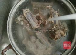 白萝卜炖羊排的做法图解4