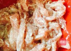 肉丝扁豆的做法图解2